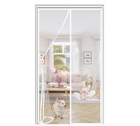 Mosquitera Puertas - Mosquitero Magnético para ventana 180x200cm Cortina Mosquitera Cierre Magnético Automático - Sin Huecos Pasar El Aire para Sala de Estar Dormitorio Balcón - Blanco