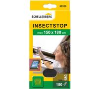 Schellenberg 50329 Mosquitera de protección para claraboyas con Cremallera, Lavable, Montaje rápido y Sencillo Desde el Interior, sin taladros, Incluye Banda de fijación, 150 x 180 cm, Antracita