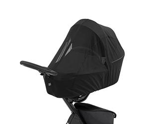 Mosquitera Stokke Xplory X, Negra - Protege a tu bebé contra los Insectos - Hecha con Malla Transpirable - Fácil de Usar, Transportar y Guardar - Se pliega en la Bolsa Auxiliar integrada