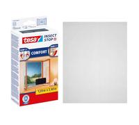 Mosquitera tesa Comfort para ventanas, velcro, negra, 1,2-2,4 m