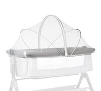 Mosquitera Transpirable para Cuna con Cremallera, Repelente De Fino para Moisés, Sábana Ajustable De Malla Transparente para Bebés | Protectora contra Insectos Plegable para Cuna