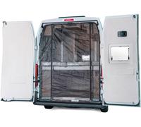 Mosquitera trasera mayr van con cremallera adecuada para vehículos de altura h3 de citroën/fiat/opel/peugeot/toyota con ancho de malla fino