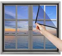 Mosquitera Ventana 110x120cm, Sin Taladrar, Montaje Adhesivo