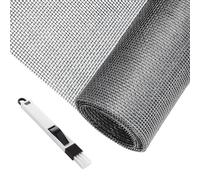 Mosquitera Ventana,300x150 CM Tela Mosquitera por Metros,Mosquitera Enrollable Ventana,Malla Mosquitera para Puerta y Ventanas (Gris)