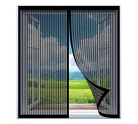Mosquitera Ventana Enrollable 100 x 125 cm Fácil Instalación sin Taladrar, Fácil de Limpiar Mosquitera Autoadhesiva para Todas Las Ventanas, Negro