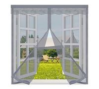 Mosquitera Ventana Magnetica 115x115cm,Cortina Mosquitera Iman Ventana, se Cierra Automáticamente es Fáciles de Instalar,Mosquitera para Ventana para Prevenir Mosquitos y Insectos,Gris