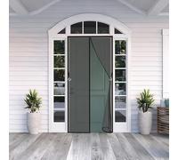 Mosquitera Ventana Magnetica 200 x 200 cm Mosquitera Imantada Puerta Protección Contra Insectos Que Entre Aire Fresco Acceso Sencillo, sin Taladrar, Negro