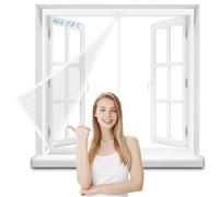 Mosquitera Ventana Magnetica 210x160cm Mosquitera Iman Fuerte Cerrado Automático Cortinas Antimosquitos con Cinta Adhesiva Adecuado para Estudio Dormitorio Balcón Blanco