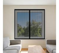 Mosquitera Ventana Magnetica 50 x 120 cm sin Taladrar Ni Atornillar Mosquiteras Fácil Instalación Adhesiva para Ventana de Bricolaje para Caseras Oficina, Negro