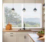 Mosquitera Ventana Magnetica 60 x 65 cm sin Taladrar Ni Atornillar Mosquitera Magnética Ventana Fácil de Limpiar para Todas Las Ventanas Interiores y Exteriores, Blanco