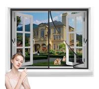 Mosquitera Ventana Magnetica 75x105cm Mosquitera Puerta Más Duraderas que las Mosquiteras Tradicionales,Ideales para Puertas Correderas de Salones,Balcones,Bodegas y Patios Negro