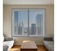 Mosquitera Ventana Magnetica 90 x 140 cm Protección Contra Mosquitos y Moscas Mosquitera Magnética Ventana Lavables para Balcón Corredera Terraza, Gris