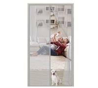 Mosquitera Ventana Magnetica - Cortina Ventana Prevenir Mosquitos y Insectos Mosquitera Magnética Ventana Cierre Automático para Sala de Estar Dormitorio Balcón 150 x 210 cm - Gris