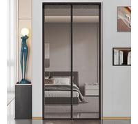 Mosquitera Ventana Magnética Malla De Fibra De Vidrio, Lavable Pantilla Mosquitera Ventana De Malla Superfino Tamaño DIY Cortina Mosquitera Contra Insectos Para Uso Temporal(Black,60x65cm)