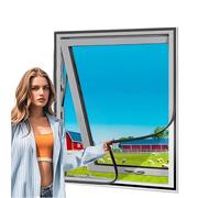 Mosquitera Ventana mosquiteras Malla mosquitera,100x110cm mosquitera Ventana traer mosquitera Adhesivo para Ventana contra Insectos y Moscas