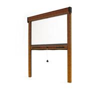 Mosquitera ventana y puerta aluminio (Roble dorado, Anch. 1500 x Alt. 2200mm - Ajustable)