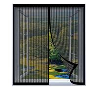 Mosquiteras de Ventanas para Gatos 60 x 65 cm Fácil Instalación sin Taladrar, Fácil de Limpiar Pantalla Insectos Proteccn Magn¨¦Tica para Todas Las Ventanas, Negro