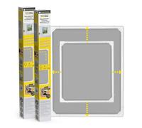 EASYmaxx Insect Protect | Mosquitera telescópica | Para la ventana | Con marco premontado | Mosquitera extensible | Red integrada | Blanco | Set de 2