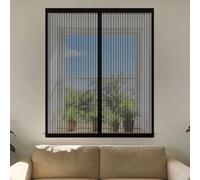 Mosquiteras Magneticas 90 x 90 cm Diseño de Malla Ultrafina Que Evita La Entrada de Insectos Pequeños. Mosquitera Ventana Lavables Adecuada para Decoración Del Hogar, Negro