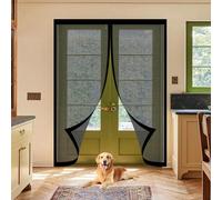 Mosquiteras Magneticas 94 x 234 cm Proteger a su Familia Cortina Mosquitera Puerta Exterior Mantiene El Aire Fresco para Balcón Salón Dormitorio Puerta de Patio, Negro