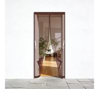 Mosquiteras para Puertas 280 x 180 cm Fácil Instalación sin Taladrar Protección Contra Insectos Resistente Antimosquitos Mosquitera Puertas para Puerta Ventanas, Marrón