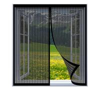 Mosquiteras para Ventanas 100 x 125 cm Fácil Instalación sin Taladrar, Fácil de Limpiar Mosquitera Autoadhesiva Protección Contra Mosquitos para Todas Las Ventanas, Negro