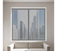 Mosquiteras para Ventanas 110 x 150 cm sin Taladrar Ni Atornillar Mosquitera Ventana Magnetica Fácil Instalación Adhesiva Adecuada para Decoración Del Hogar, Gris