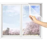 Mosquiteras para ventanas, 110x120cm Mosquitera autoadhesiva para ventanas mosquitera para ventanas, mantiene escarabajos/moscas/mosquitos