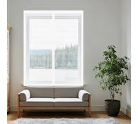 Mosquiteras para Ventanas 60 x 125 cm Protección Contra Mosquitos y Moscas Mosquitera Ventana Fácil Instalación Adhesiva para Exterior Jardín Balcón Salón Casa Tienda, Blanco