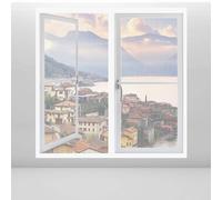 Mosquiteras para Ventanas Abatibles 80 x 60 cm sin Taladrar Cortina Mosquitera para Puertas Apto para Niños y Mascotas para Balcón y Puerta Ventana, Blanco