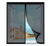 Mosquiteras para Ventanas Correderas 100 x 125 cm Fácil Instalación sin Taladrar, Fácil de Limpiar Pantalla Insectos Proteccn Magn¨¦Tica para Todas Las Ventanas, Negro