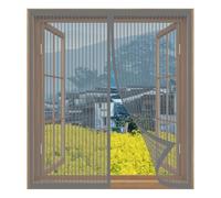 Mosquiteras para Ventanas Correderas 50 x 70 cm Fácil Instalación sin Taladrar, Fácil de Limpiar Antimosquitos para Puerta Ventana para Todas Las Ventanas, Gris