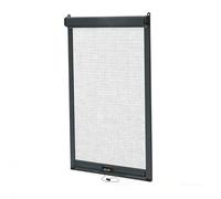 Mosquiteras para Ventanas Correderas con Marco de Aluminio, Mosquitera Enrollable Ventana Vertical - Altura y Anchura Personalizables - Protección contra Insectos