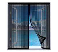 Mosquiteras para Ventanas de Madera 75 x 90 cm Fácil Instalación sin Taladrar, Fácil de Limpiar Malla Mosquiteras para Ventanas para Todas Las, Negro