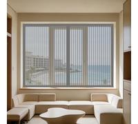 Mosquiteras para Ventanas Magnética 60 x 65 cm sin Taladrar Ni Atornillar Personalizar Mosquiteras Ventanas Lavables para Todas Las, Gris