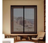 Mosquiteras para Ventanas Magneticas 65 x 120 cm Protección Contra Mosquitos y Moscas Mosquitera Magnética Ventana Fácil de Ensamblar Autoadhesivo para Todas Las Ventanas, Negro