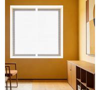 Mosquiteras para Ventanas Magneticas 90 x 115 cm Imanes Se Cierran Automáticamente Ajustable Mosquitera Ventana Magnetica Lavables Adecuada para Decoración Del Hogar, Blanco