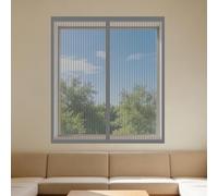 Mosquiteras para Ventanas Magneticas 95 x 130 cm sin Taladrar Ni Atornillar Mosquitera sin Taladrar Fácil de Limpiar para Ventana de Bricolaje para Caseras Oficina, Gris