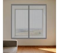 Mosquiteras para Ventanas Magneticas 95 x 160 cm Imanes Se Cierran Automáticamente Mosquitera Magnética Ventanas Fácil Instalación Adhesiva para Todas Las, Gris