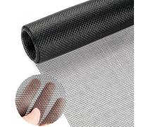 Mosquiteras para Ventanas, Tela Mosquitera por Metros 120 x 250 cm, Tela Mosquitera Ajustable, Mosquitera Enrollable Ventana, Fibra de Vidrio Mosquitera Ventana de Insectos de la Protección (Negro)