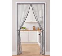 Mosquiteras Puertas Magneticas 150 x 171 cm Kit de Instalación Completo Mosquitera Magnética Puerta No Requiere Herramientas Apto para Niños y Mascotas, Gris