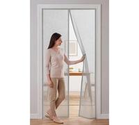 Mosquiteras Puertas Magneticas 177 x 214 cm Cierre Magnético de Arriba a Abajo Cortina Mosquitera Magnética No Requiere Herramientas Mantiene El Aire Fresco en El Interior, Gris