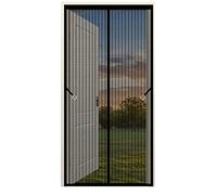 Mosquitero Magnético Para Ventana 175 x 260 cm Red De Protección Antimosquitos Cierre Automático Sin Taladrar Fácil De Ensamblar Cortina Antimoscas Para Balcón Y Puerta Ventana, Negro