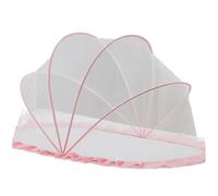 Mosquiteros plegables para cama de bebé, red portátil para cunas de bebé, red de poliéster, fácil instalación, tienda de campaña para mosquitos