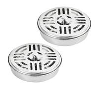 Mosquito Coil Holder,Metal Soporte para Incienso,Soporte Bobina Mosquito,2 Piezas Soporte de Espiral para Mosquitos,Porta-inciensos Antimosquitos De De Acero Inoxidable para Interiores Y Exteriores