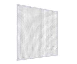 Mosquito Stop 23590 - Mosquitera con marco de aluminio para ventanas, se puede acortar individualmente, 120 x 150 cm, color blanco