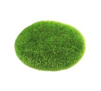 Moss Balls, Realistic Terrarium Decor, Miniature Faux Green Flocking Stones (2.36x1.77x1.18 inches), Aquarium, Garden, Table, Crafts and Decorations