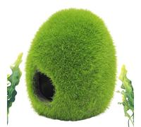 Moss Cave Fish Tank Hide, Spacious Removable, Acuario Shelter Betta, 6,6 x 6,8 x 7,8 cm Shrimp, and Breeding Habitats in Freshwater Or Saltwater Tanks Marine Pets Providing Versatile