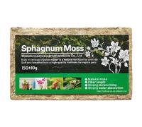 Moss de sphagnum premium para reptiles, musgo de reptiles natural secado, 150 g de compresa sphagnum musgo, musgo de orquídea de fibra larga para orquídeas que repotan sávulentas sarracenia en maceta
