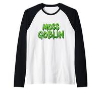 Moss Goblin Schistostega Pennata Luminoso Luminoso Cueva Musgo Camiseta Manga Raglan